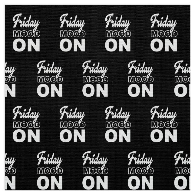 Tissu Friday mood ON (Échantillon)