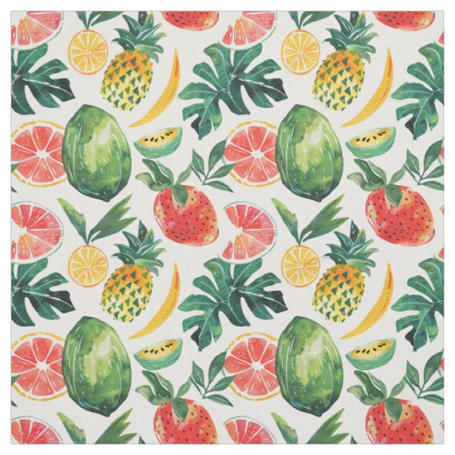 Tissu Fruit Coloré  (Échantillon)