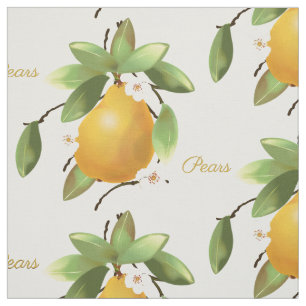 Tissu Fruit poires