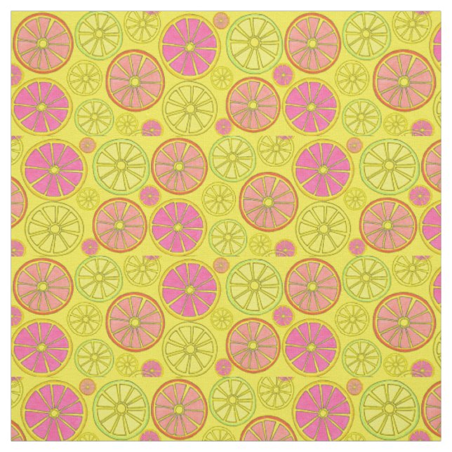 Tissu Fruits de agrumes (citron citron de pamplemousse o (Échantillon)