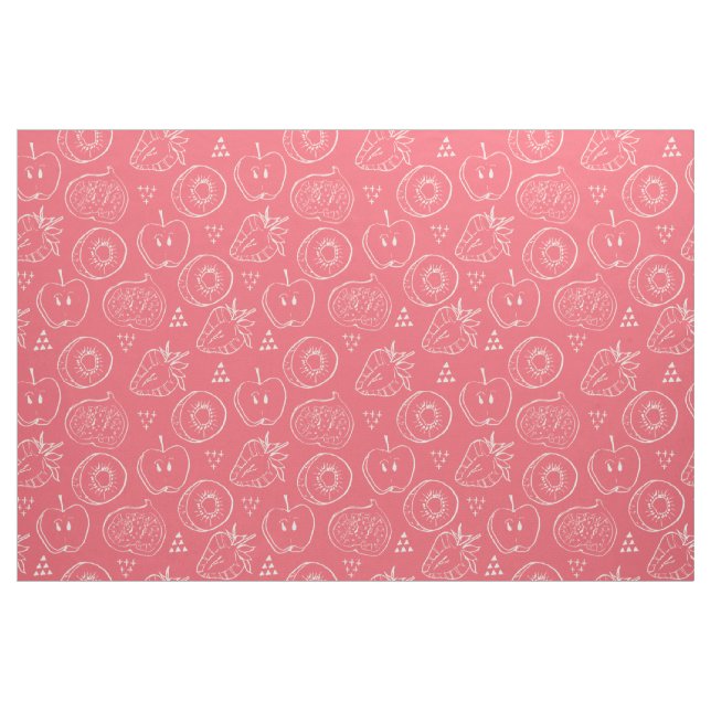 Tissu Fruits dessinant le motif (Fat Quarter)