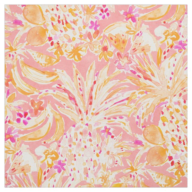 Tissu Fruits tropicaux de FORTUNE de FRUIT (Échantillon)