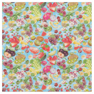 Tissu Fruits tropicaux salants