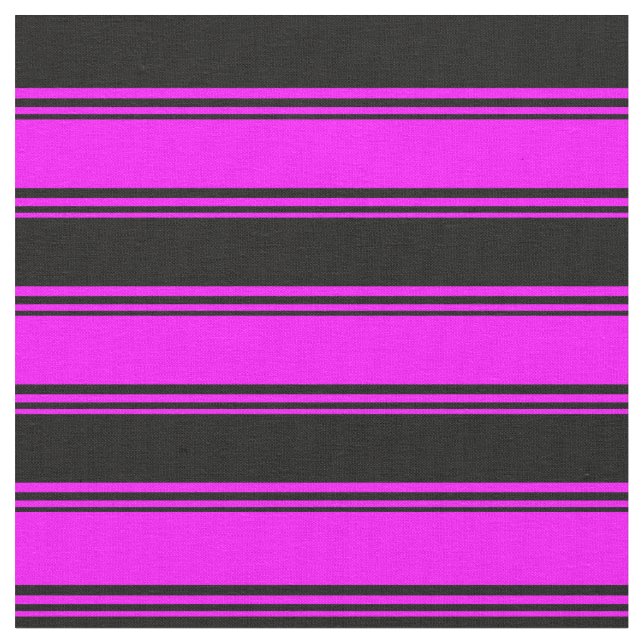 Tissu Fuchsia & Black Stripes (Fermer)