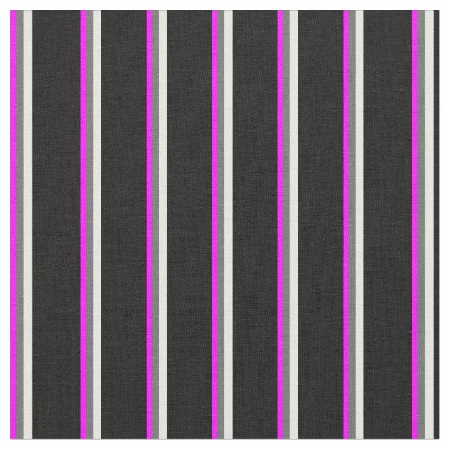 Tissu Fuchsia, Dim Grey, Mint Cream et Black Colorated (Fermer)