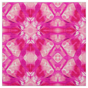 Tissu Fuchsia et Pastel Pink Tie Dye Motif