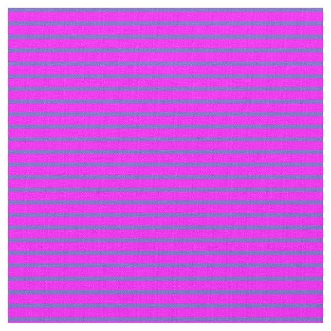 Tissu Fuchsia & Slate Blue Motif à rayures/à rayures (Fermer)