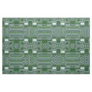 Tissu Funny Geeky Nerd Computer Circuit Board Motif