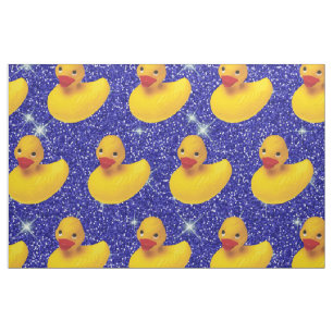 Tissu Funny Rubber Ducks Yellow Duckie Farm Amoureux des