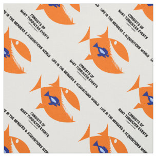 Tissu Fusions et acquisitions de la vie Poisson de canar