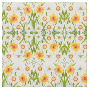 Tissu gai de jonquilles de ressort