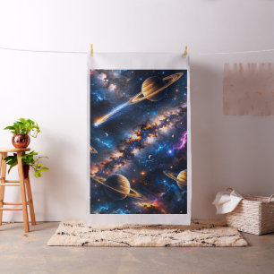 Tissu galaxie cosmique et espace de planète conception é
