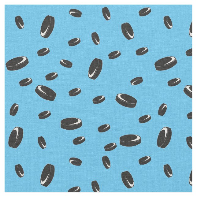 Tissu Galets d'hockey (Fermer)