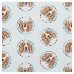 Tissu Gallois Springer espagnol peinture de chien origin