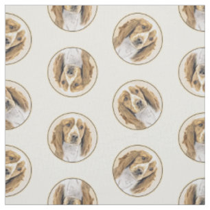 Tissu Gallois Springer espagnol peinture de chien origin
