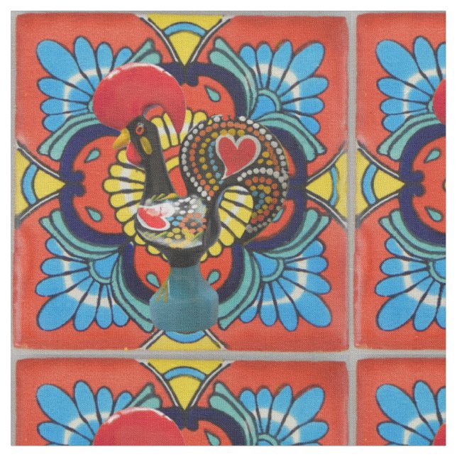 Tissu Galo de Barcelos, Portugal (Fermer)
