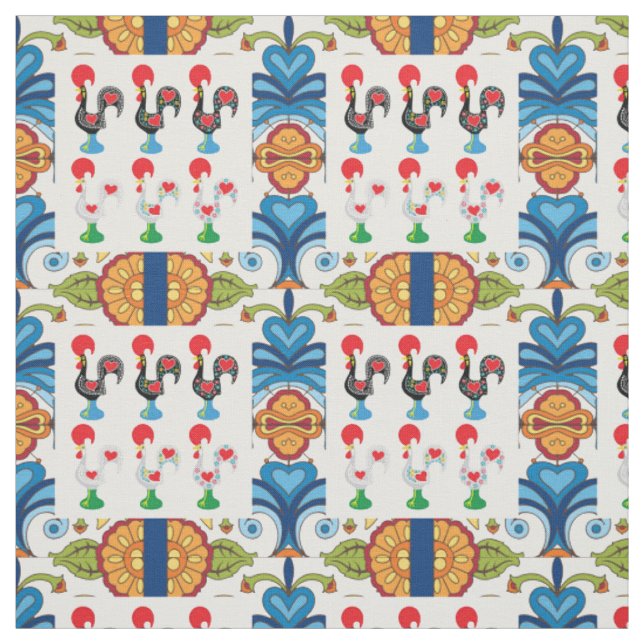 Tissu Galo de Barcelos, Portugal (Échantillon)