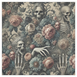Tissu Gambit de Ghoul - Carreau de déclaration gothique