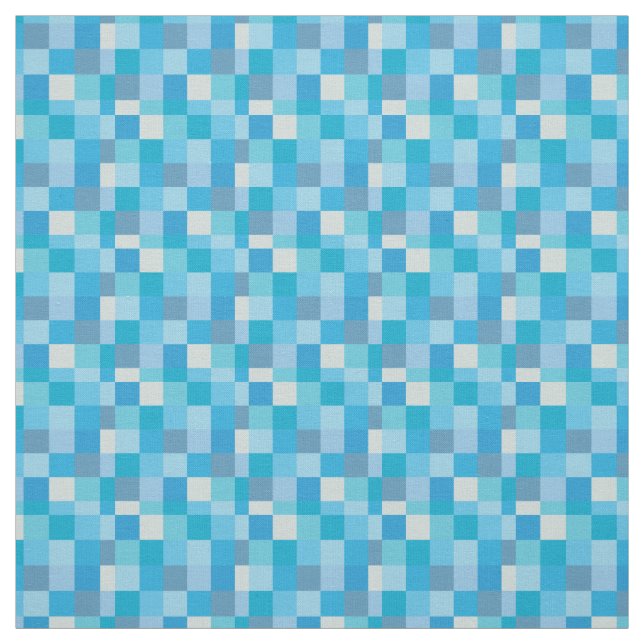 Tissu Gamer bleu du motif | de Lapis Pixelated (Échantillon)