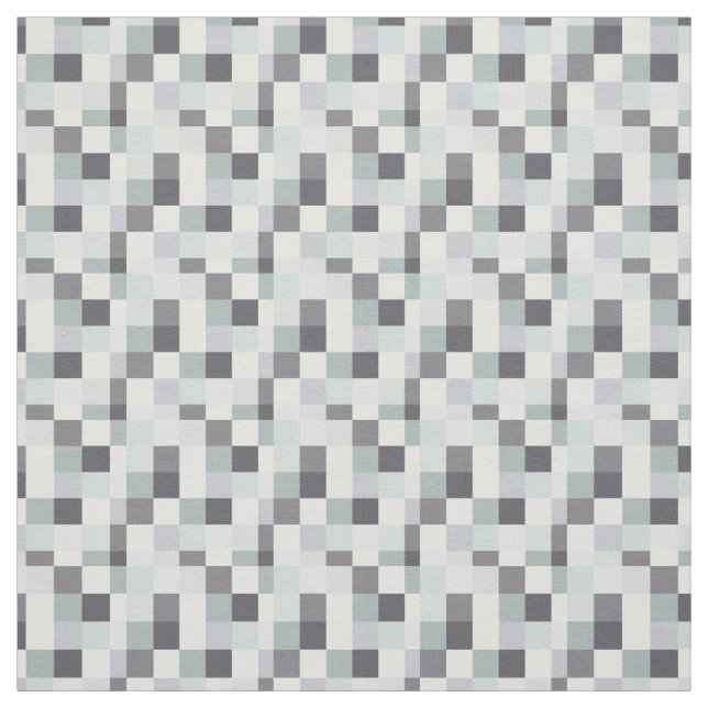 Tissu Gamer gris du motif | de Pixelated (Échantillon)