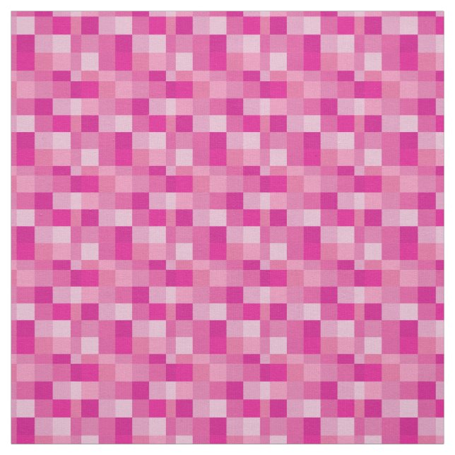 Tissu Gamer rose du motif | de Pixelated (Échantillon)