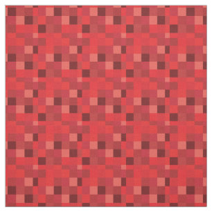 Tissu Gamer rouge du motif   de Pixelated