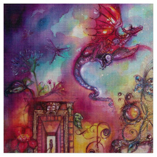 TISSU GARDEN OF THE LOST SHADOWS / FLYING RED DRAGON