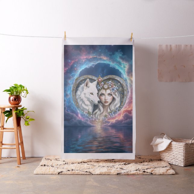 Tissu Gardien au clair de lune du Cœur Éternel.  (In Situ)