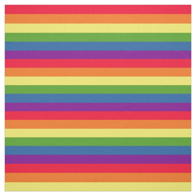Tissu Gay pride couleur Rainbow Flag (Échantillon)