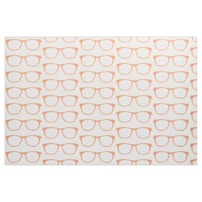 Tissu Geek de lunettes orange (Fat Quarter)