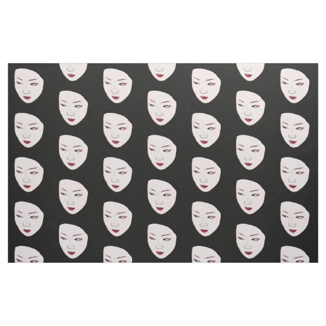 Tissu Geisha mask (Fat Quarter)