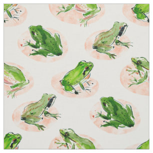 Tissu Gelouilles à l'aquarelle de FLOAT FROG