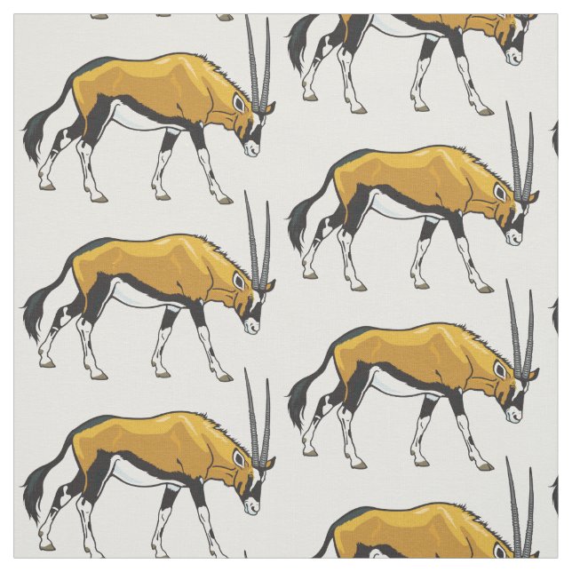 Tissu Gemsbok, gemsbuck ou oryx sud-africain (Échantillon)