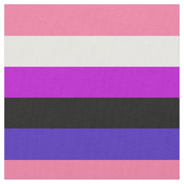 Tissu Genderfluidité Drapeau de la Fierté Fabric (Fermer)