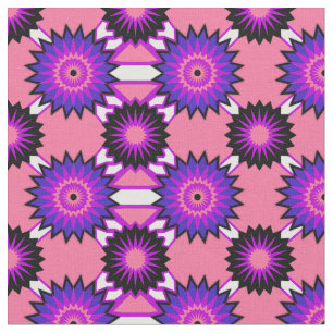 Tissu Genderfluidité Fierté sans couture motif de fleurs