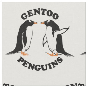 Tissu Gentoo Penguins