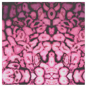 Tissu Géodes d'âge à quartz rose motif abstrait