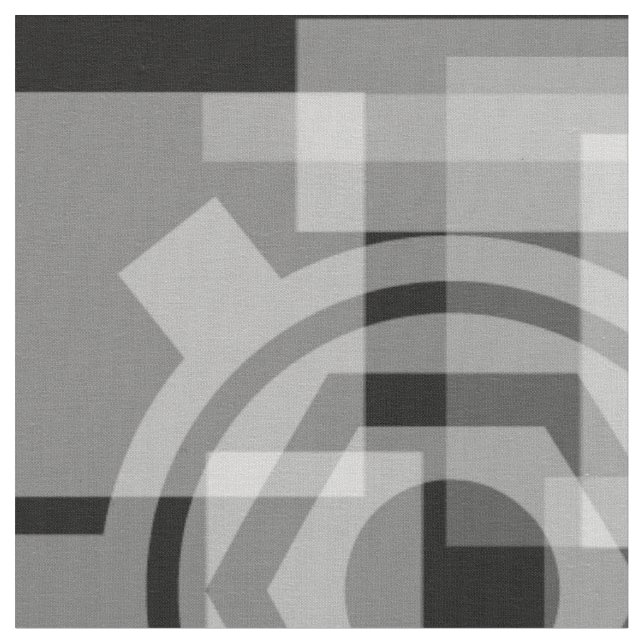 Tissu géométrique gris métallisé (Fermer)