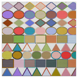 Tissu Géométrique Tribale moderne, plusieurs pastels en 
