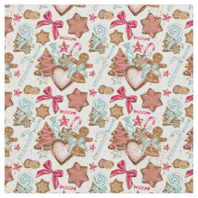 Tissu Gingerbread Country Cookies (Fermer)