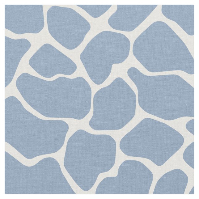 Tissu Girafe bleue de safari de roche (Fermer)