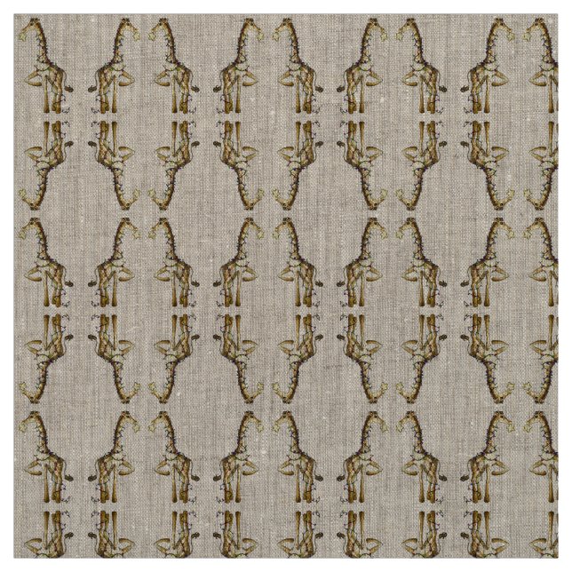 Tissu Girafe brillante (Échantillon)