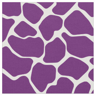 Tissu Girafe de safari de violette africaine