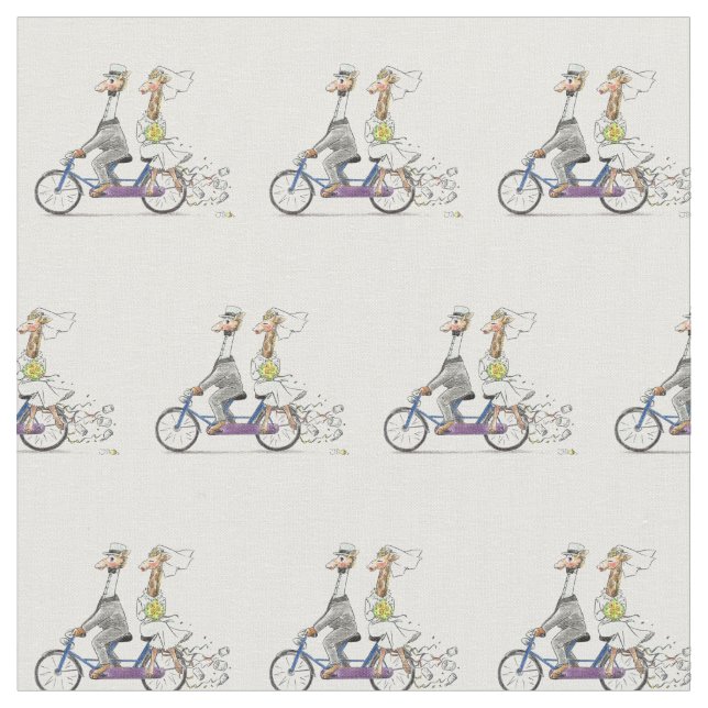 Tissu girafe mariage (Fermer)