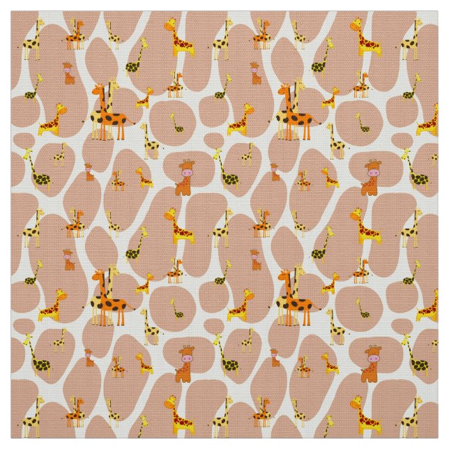 Tissu Giraffes (Échantillon)