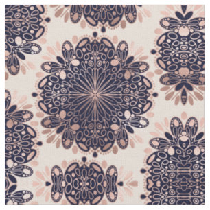 Tissu Girly Boho Rose Gold Blush
