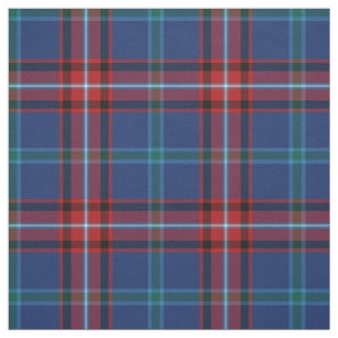 Tissu Glenn Tartan Motif Blue Irish Plaid