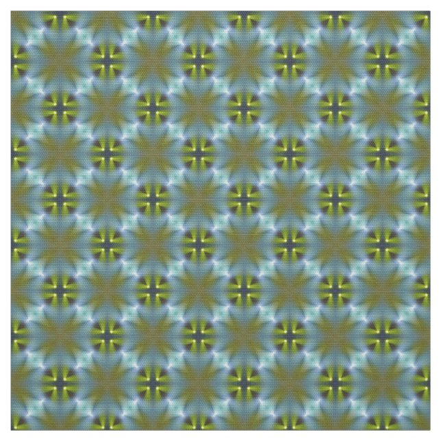 Tissu Glitch2 Bleu Vert Artisanat Fabric (Échantillon)