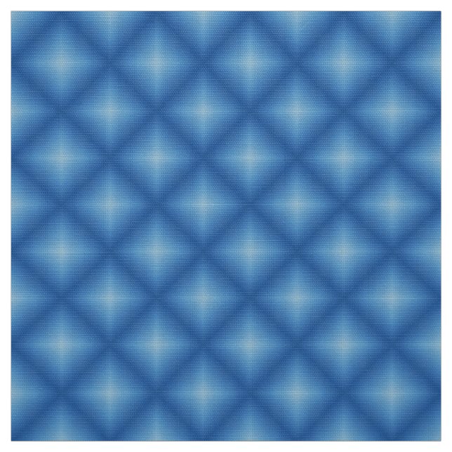 Tissu Glitch2 Imprimé Motif bleu diamant (Échantillon)