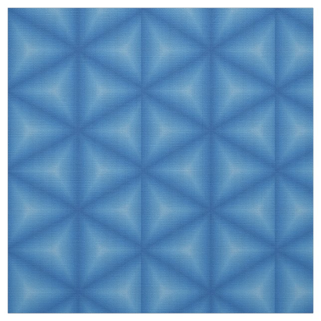 Tissu Glitch2 triangles imprimés 3D tissus de tuiles ble (Échantillon)